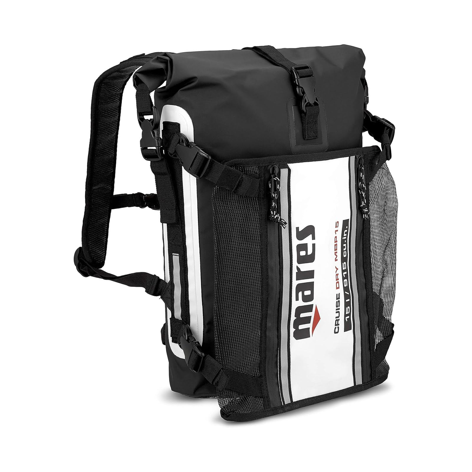Mares Cruise - Borsa Termica con Doppia Chiusura, Colore: Nero/Bianco
