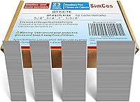 Vista 1 de Clavos de acero inoxidable de calibre 23 (5/8 pulgadas, 3/4 pulgadas, 1 pulgada, 1-3/8 pulgadas), varios clavos sin cabeza de 4 tamaños