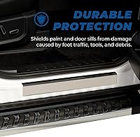 Vista 3 de Putco Maverick - Kit de placas de umbral de puerta de acero inoxidable con logotipo - Compatible con Ford Maverick SuperCrew 2022-2024