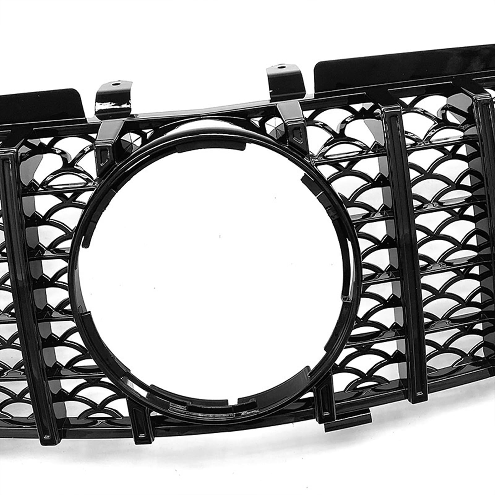 Kratka zderzaka przedniego do Mercedes Benz ML klasa W164 2005-2008 GT styl srebrny czarny