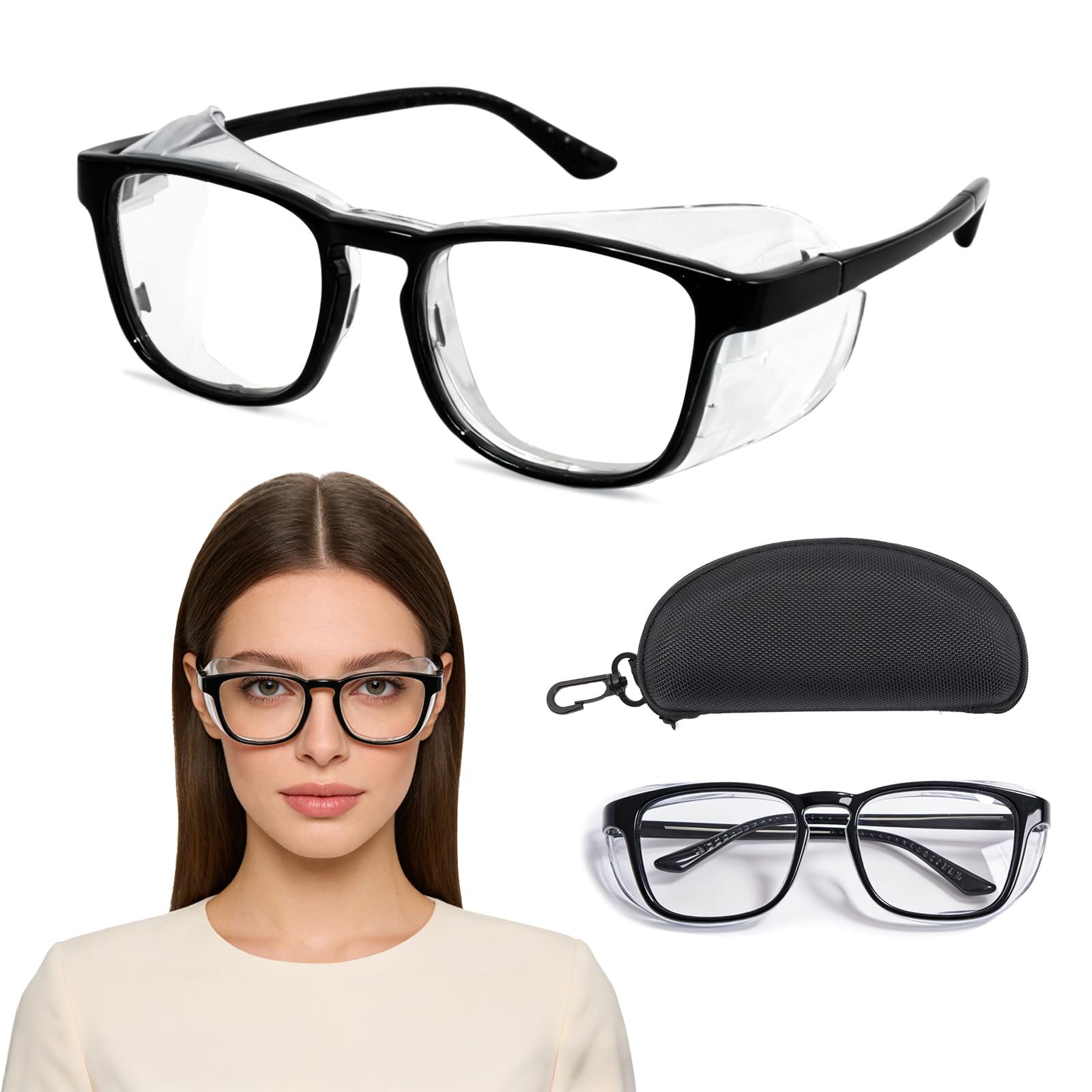 Lunettes post-opératoires hydratantes – Protection complète pour la récupération chirurgicale de la cataracte et les yeux secs, dispose d'un réservoir d'eau, d'un écran anti-lumière bleue et