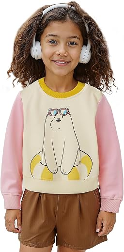 The Souled Store Girls We Bare Bears: Ice Bear Cotton Sweatshirts