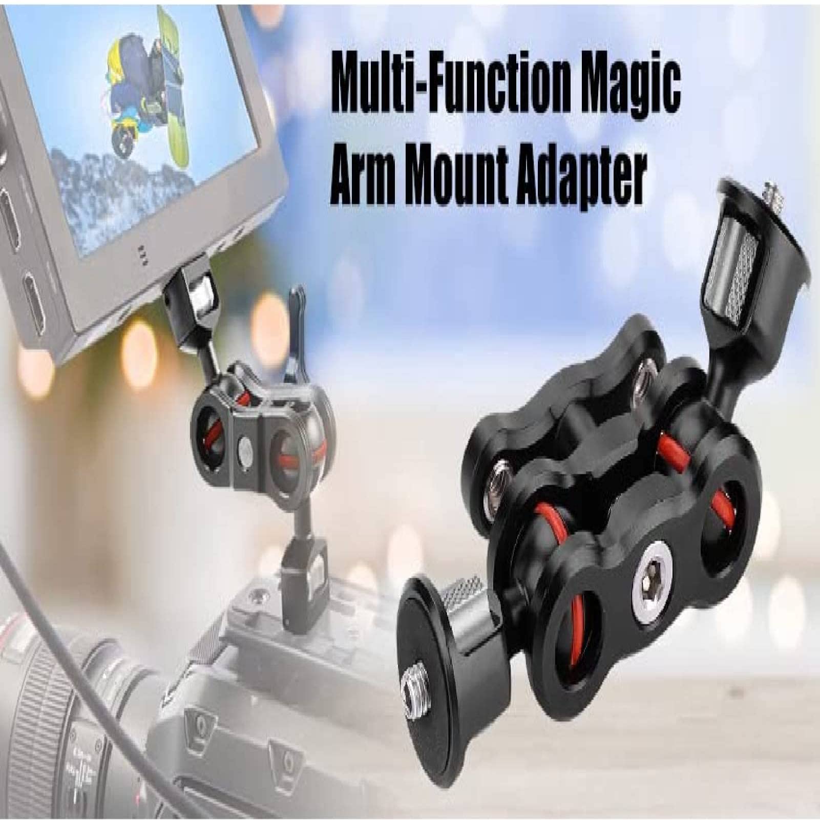 Mini Magic Arm With Double Ball Head 2-Pack - 1/4 Screw Mount For ...