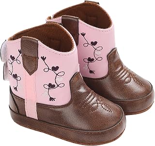 Mono para bebé impermeable de cuero botas occidentales botas vaquero botines suela suave zapatos antideslizantes para bebés bebés niñas niños recién llegados zapatillas niños