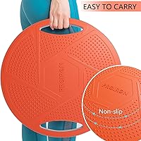 Vista 3 de PROIRON Wobble Balance Board,16.34”Stability Board,Non-Slip Exercise Balance Stability Trainer Portable Balance Board with Handle for Standing Desk