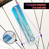 Vista 4 de Luces de rueda de bicicleta, luces de rueda de bicicleta para conducción nocturna, reflector de radios de bicicleta, impermeable, 2 modos
