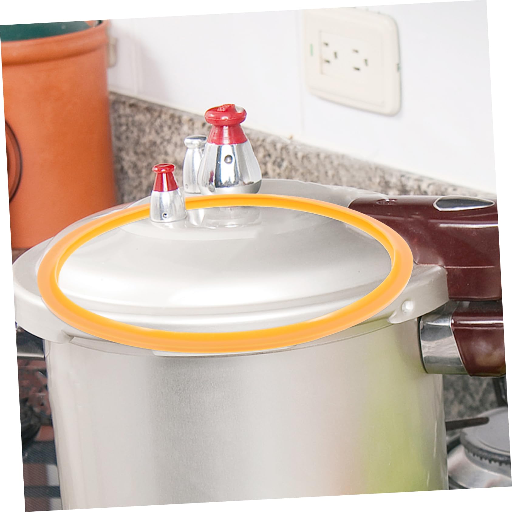 Luxshiny Silikon Dichtung für Drucktopf mit Hoher Elastizität und Effektiver Abdichtung Ersatz Innenfutter für Schnellkochtopfdeckel Passender Küchenhelfer für Drucktopfzubehör