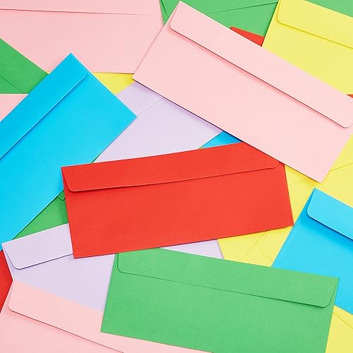 Miniatura 9 de Sobres de negocios, paquete de 120 sobres #10, 4 18 x 9 12 pulgadas, 6 colores