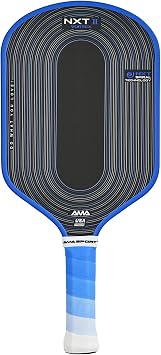 AMA SPORT NXT II Vortex Pickleball Paddle - USA Pickleball Approved, 16mm Carbon Fiber Paddle, T700 Frame, Textured Spin Surface, Power & Control Paddle, NFC Chip
