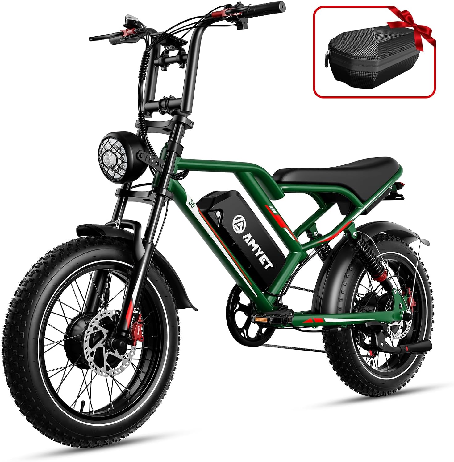 S8 Peak 3000W Dual Motor AWD Electric Bike for Adults 48V 25Ah Ebike 35MPH Electric Bicycles 75 Miles Max Range Hydraulic Disc Brake Full Suspension