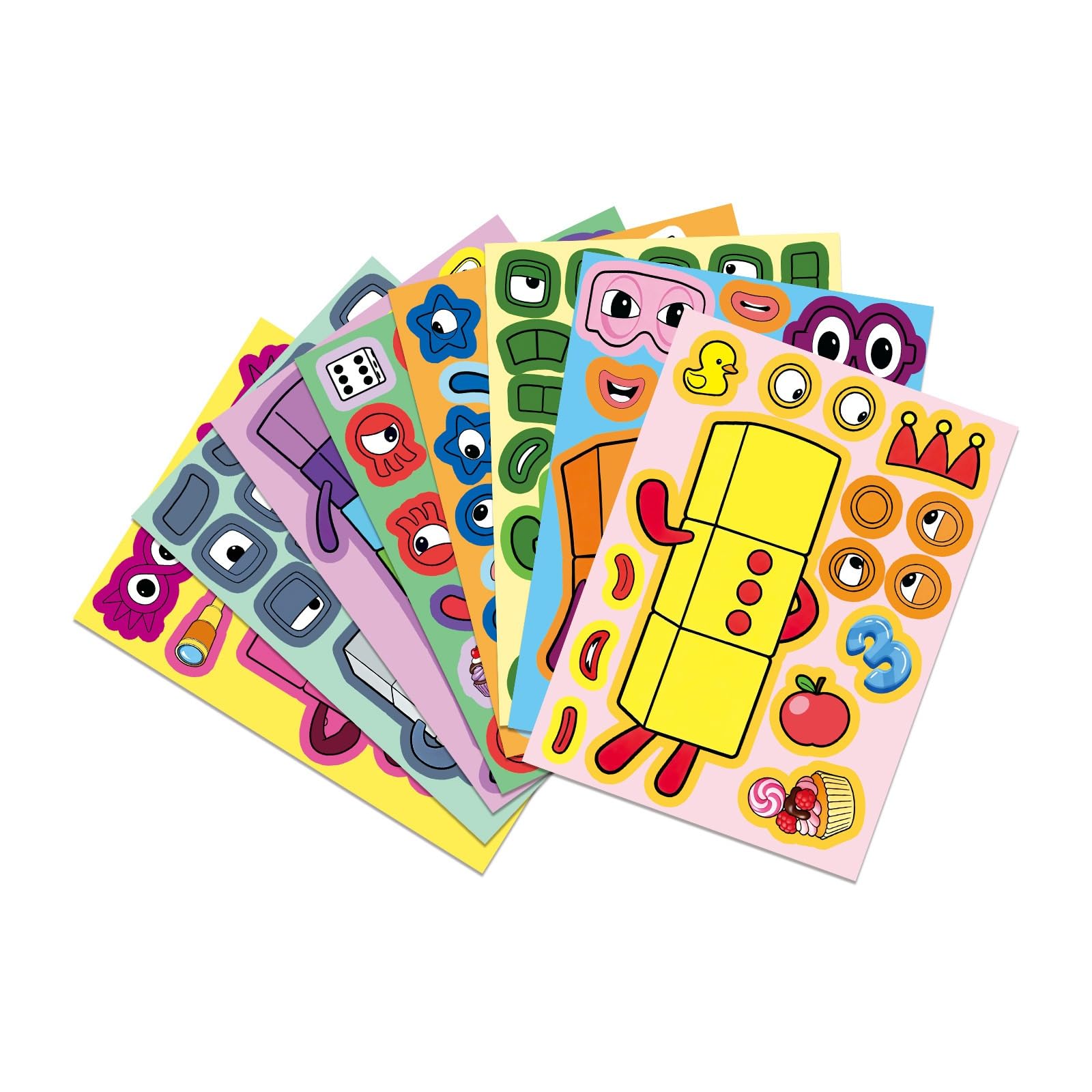 FGLFPXI 8-Pack Stickers Notebook Luggage Student Stationery Waterproof Decor Stickers