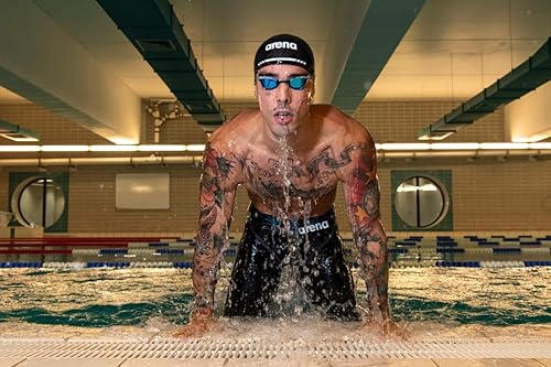 Miniatura 7 de Arena - Gafas de natación de competición unisex Cobra Ultra Swipe para hombres y mujeres, tecnología antivaho con doble correa, lente de espejo o