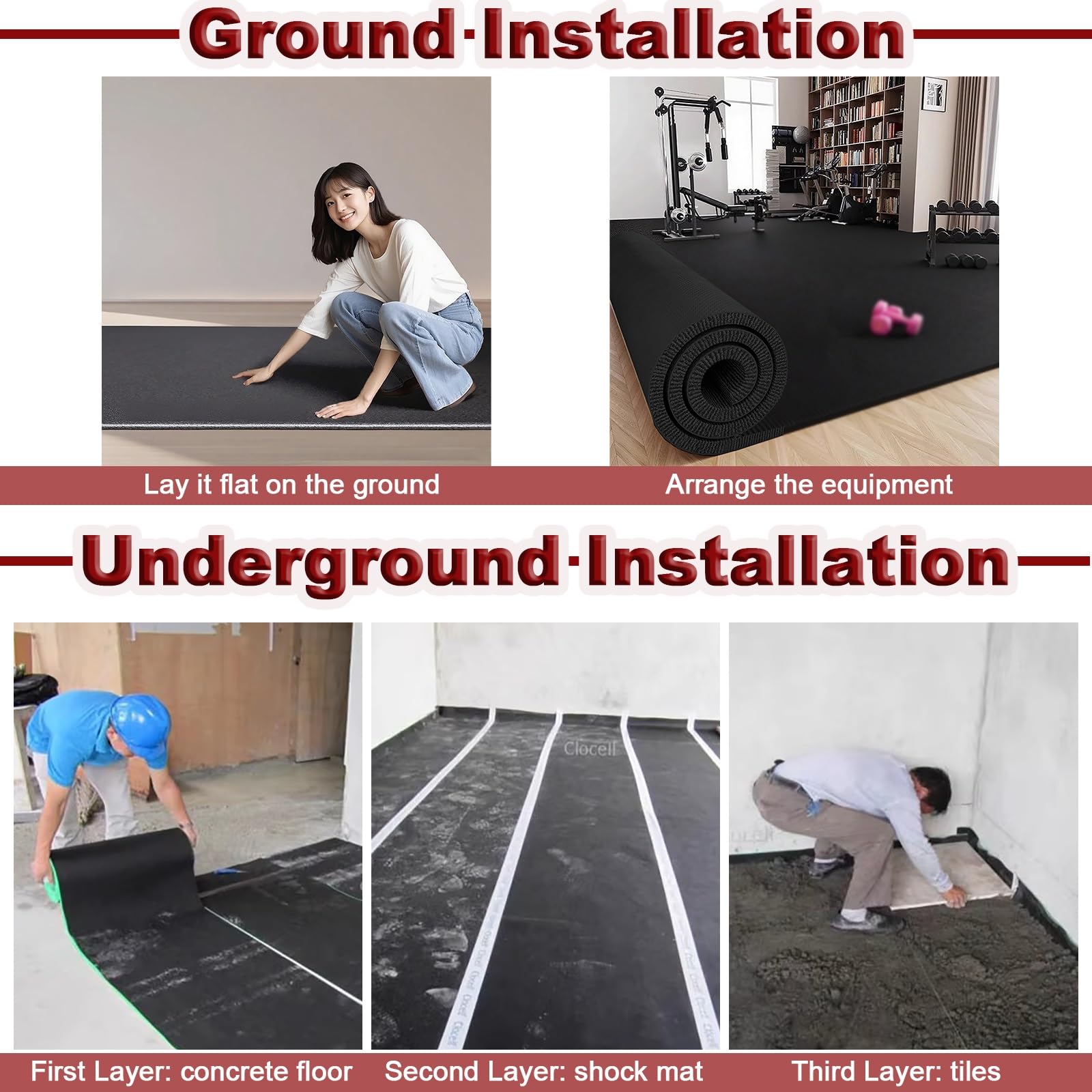 Podkładka z pianki do ćwiczeń o grubości 11 mm, DIY, dźwiękoszczelna mata antywibracyjna do głośnika Treall, do podnoszenia ciężarów, samoprzylepna mata tłumiąca na ścianę i podłogę, 1 x 7 m
