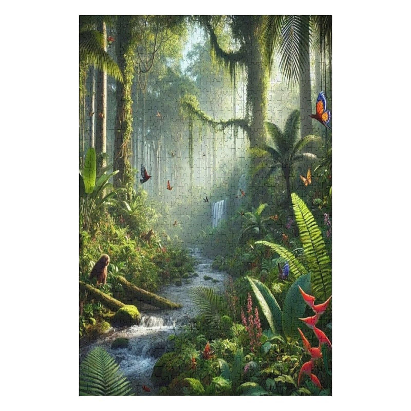 Tropical Rainforest Jungle Nature 1000 Piece Puzzles for Adults