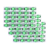 Vista 9 de Acoplador óptico de fibra óptica SC verde adaptador de fibra óptica monomodo SC, hembra SC a SC hembra APC acoplador óptico de fibra de modo único