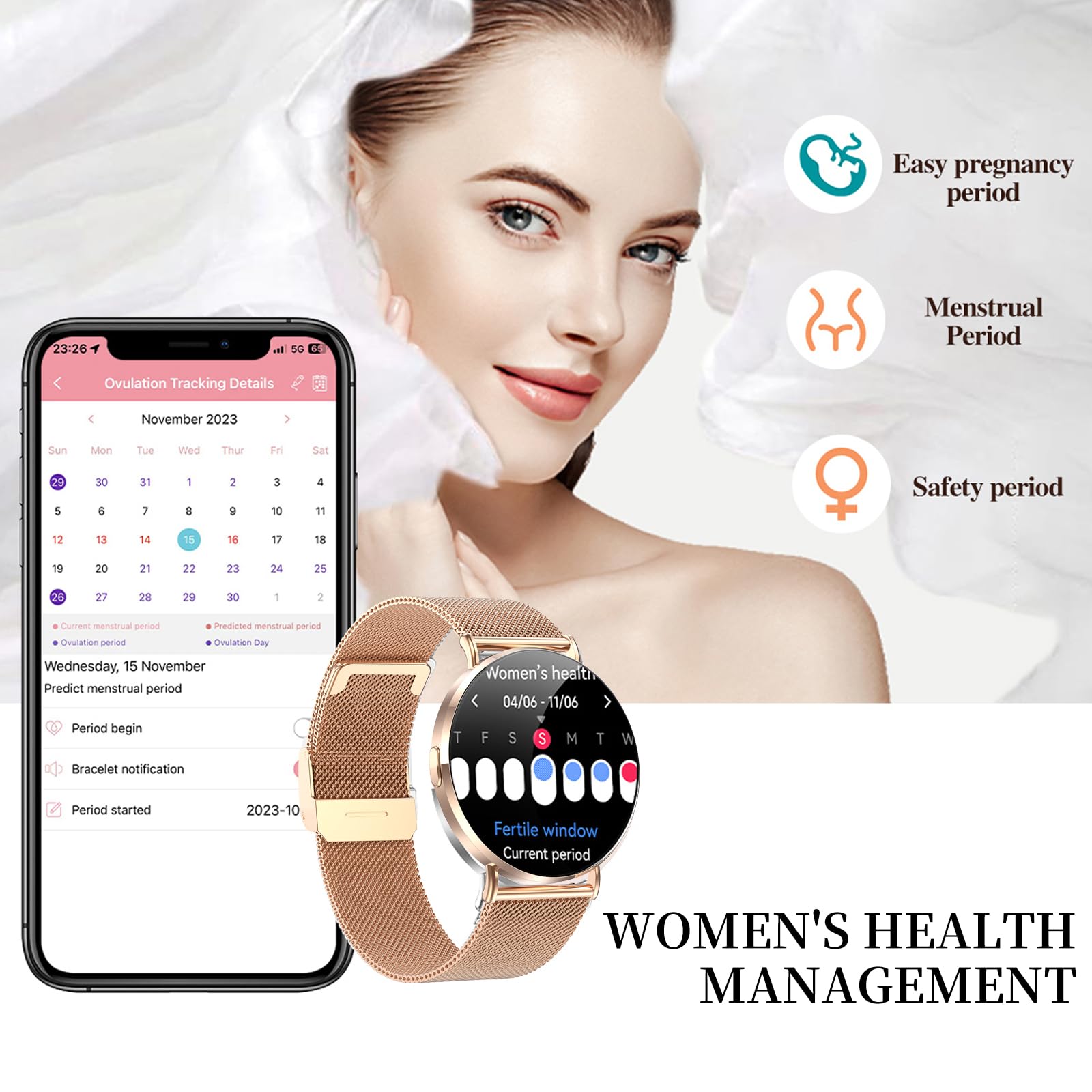 Welfit Smartwatch unisex (per rispondere/effettuare chiamate), 1,75 pollici, Full Touch, Smartwatch in 19 lingue, compatibile con sistemi Android 8.0 e iOS 4.0 e superiori, KM88 (argento)