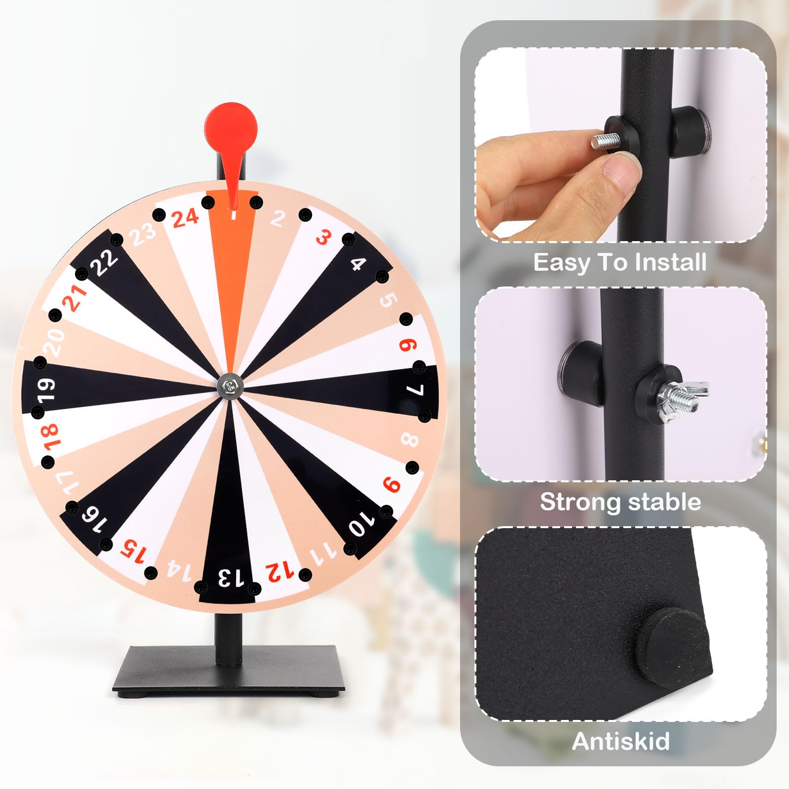 Gosknor 12in Spinning Prize Wheel - Image 3