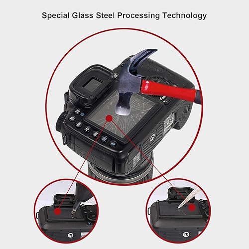 Miniatura 6 de Nikon D750 - Protector de pantalla LCD de vidrio templado para cámara óptica profesional para Nikon D750