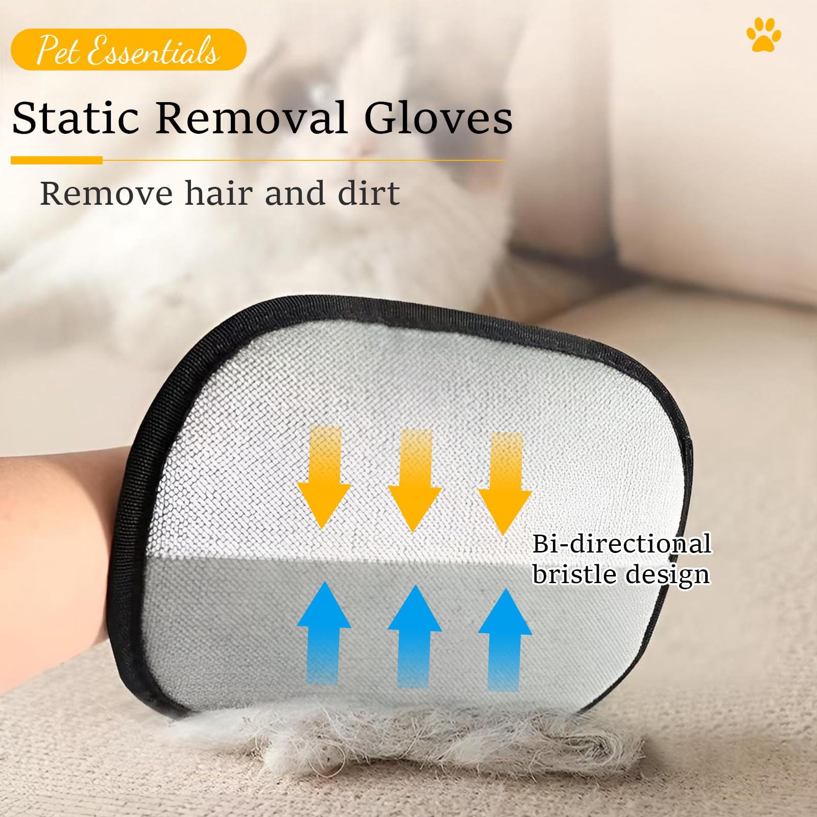 RoadLoo Pet Grooming Gloves - Image 3