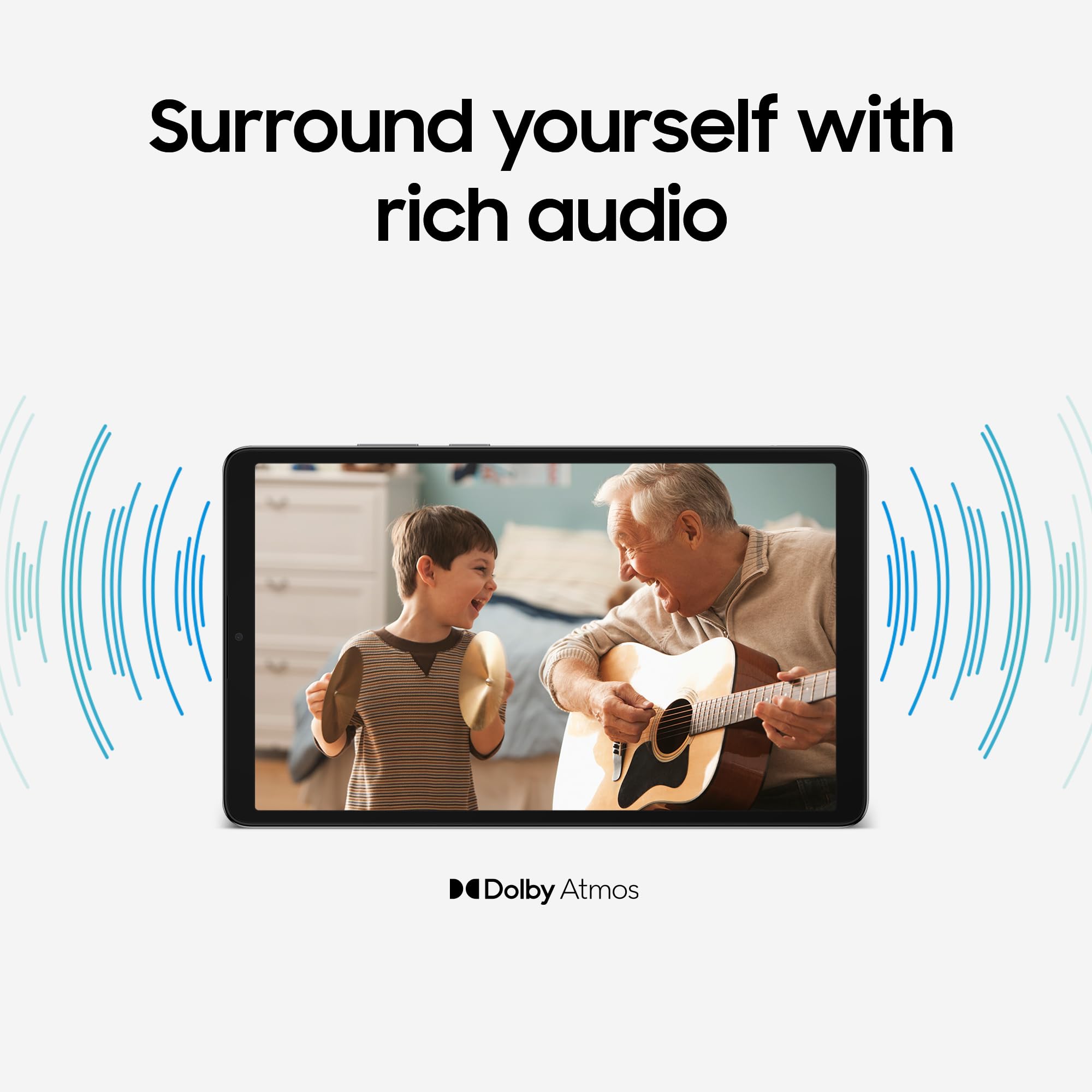 Samsung Galaxy Tab A11, Android Tablet, Sleek Design, 8.7'' Clear Display, 90Hz Smooth Motion, 64GB Storage, 4GB Memory, Dolby Dual Speakers, Grey, 3 Year Extended Warranty (UK Version) — view 6