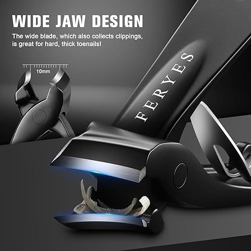 Miniatura 10 de FERYES Cortaúñas encarnadas, cortaúñas de hoja curva inclinada para uñas gruesas de los pies y uñas encarnadas, podólogo para personas mayores y