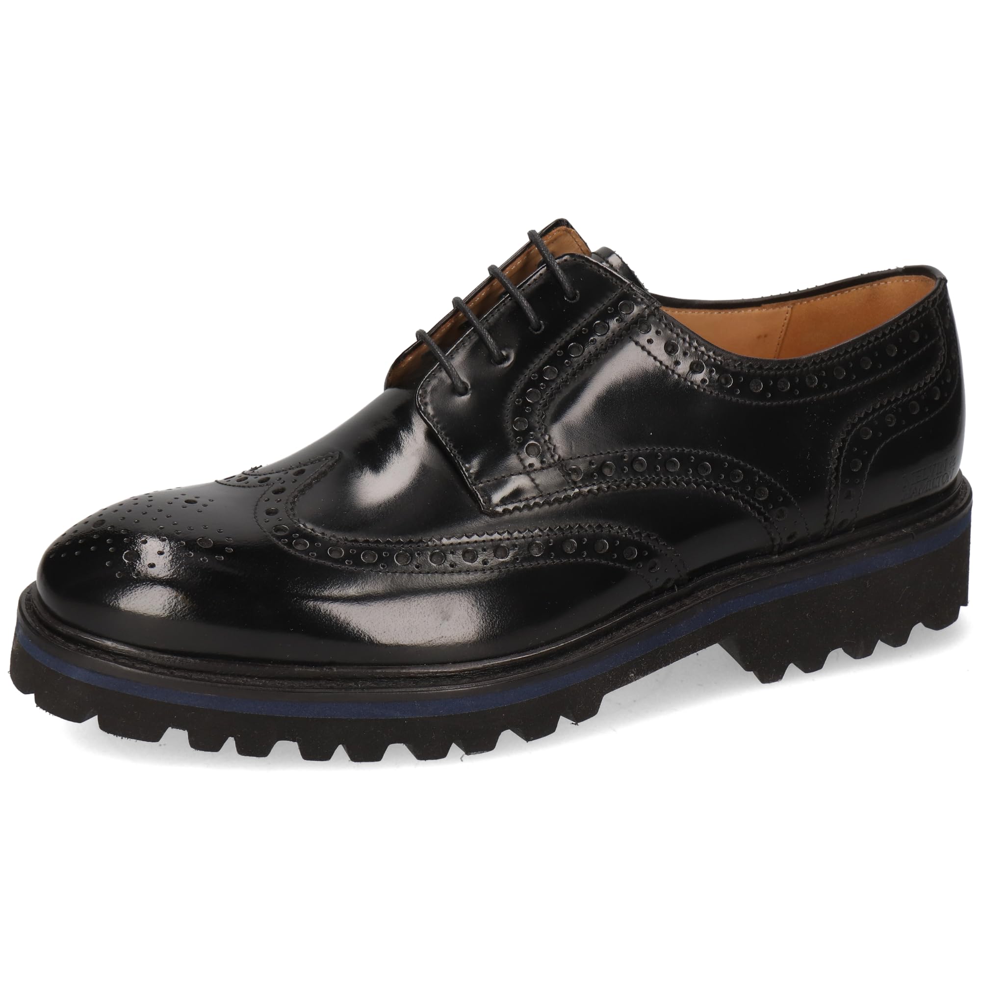 Melvin & Hamilton Derby Shoes Men's Matthew 33, Black, 10 UK