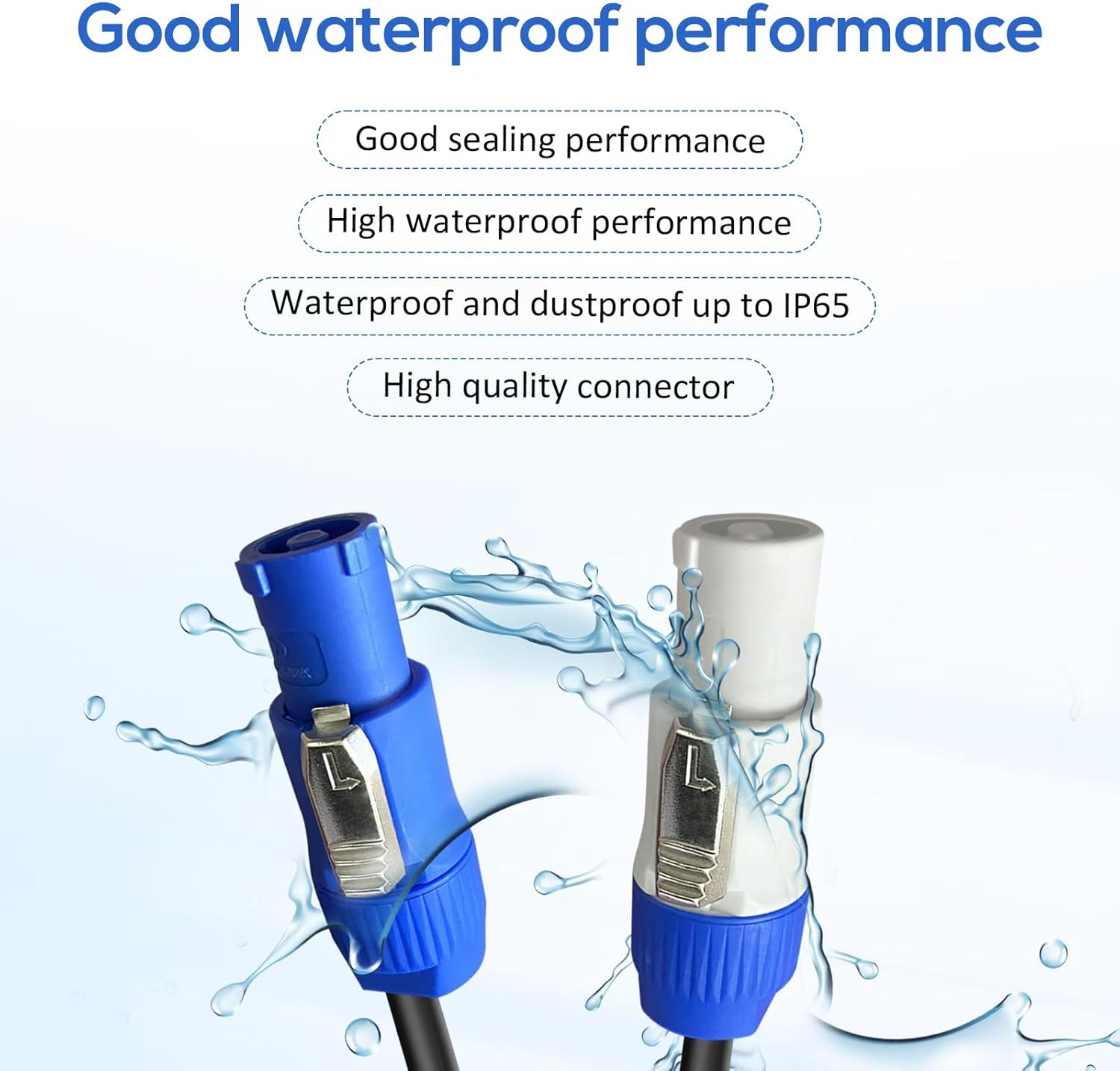 PowerCon Power Cable AC PowerCon Input to Output 12AWG 3 Pin Power Extension Cable for LED Screen Beam Moving Head Light, Stage Light Power,Audio Video Equipment and More-6FT - Image 5