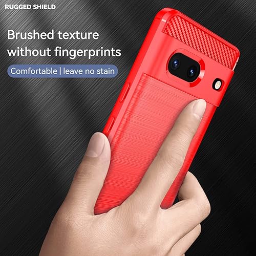 Miniatura 8 de Funda para Google Pixel 6A, Google Pixel 6A, funda de TPU de fibra de carbono suave de silicona protectora antiarañazos, a prueba de golpes, funda