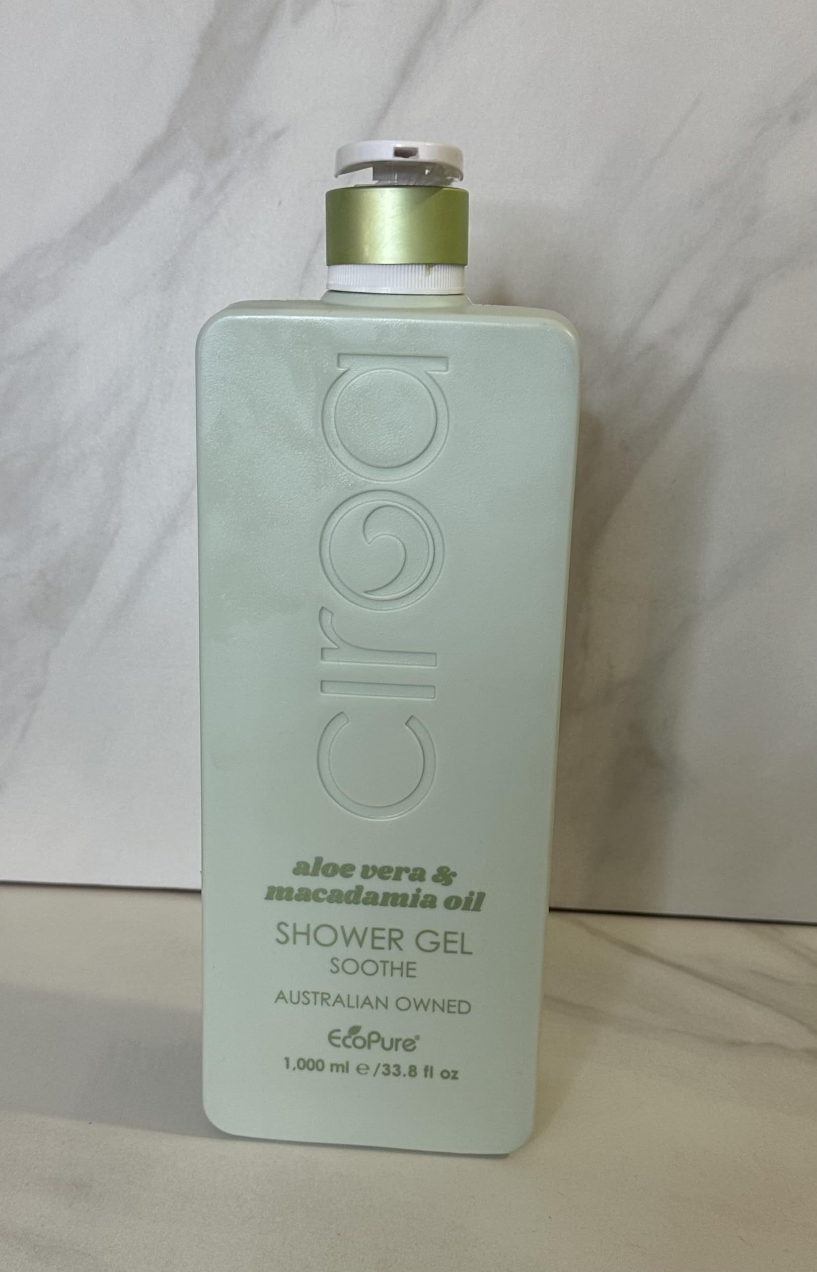 Ciroa, Aloe Vera & Macadamia Oil, Shower Gel, Soothing, Dermatologically Tested, 33.8 fl oz (1000ml)