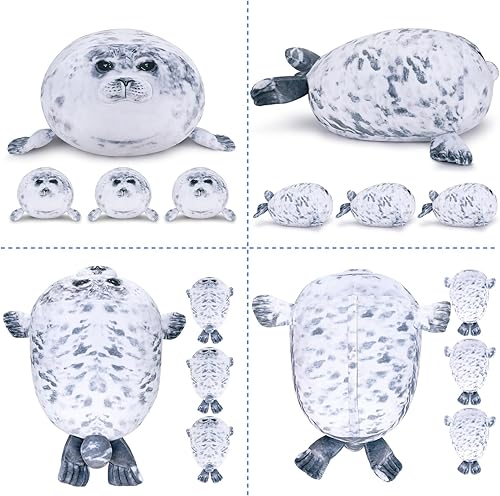 Miniatura 9 de Achwishap 5 unidades de la familia Capybara, muñeca cojín Kawaii para niños adultos (familia Capybara de 16 pulgadas)