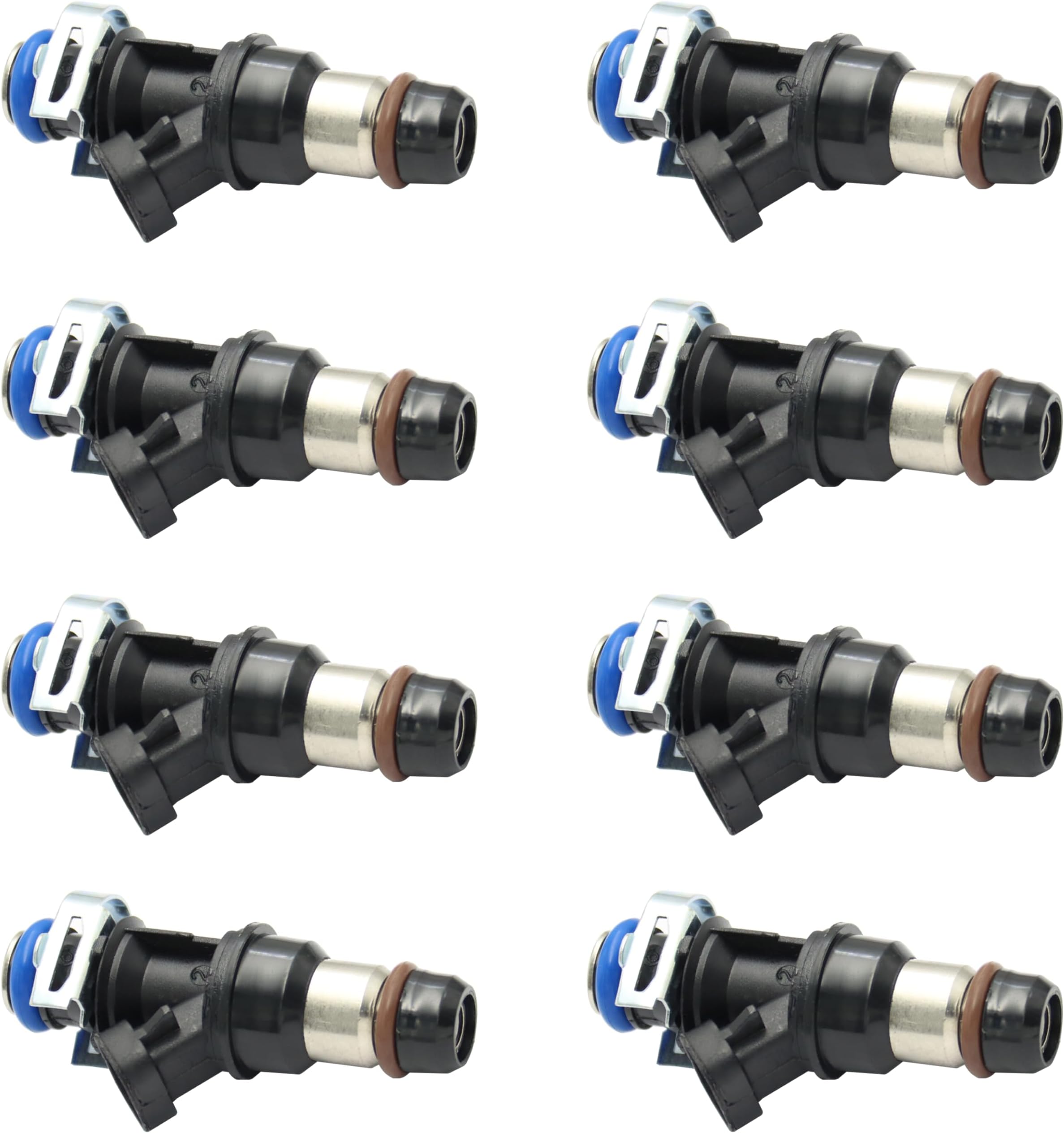 Fuel Injector set of 8 17113698 17113553 Compatible with Chevrolet Silverado Suburban Taho Express 1500 2500 3500 Avalanche 1500 - Cadillac Escalade - GMC Sierra Yukon Savana 4.8L 5.3L 6.0L