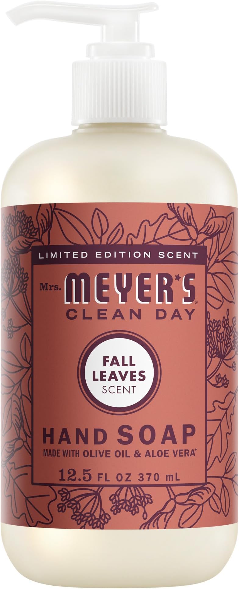 CLEAN DAY Hand Soap, Fall Leaves Scent, 12.5 Fl Oz Bottle