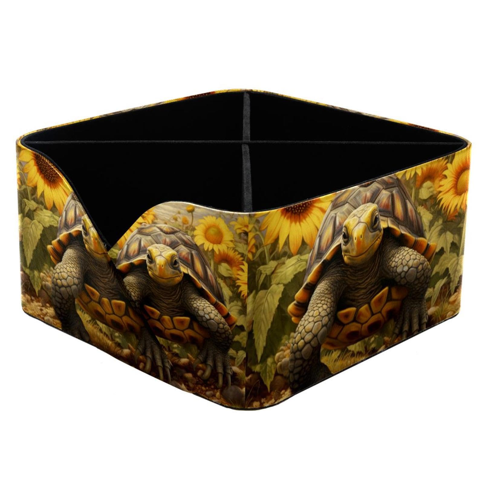 Idée cadeau pot à crayons tournesol et tortue pour fille et maman