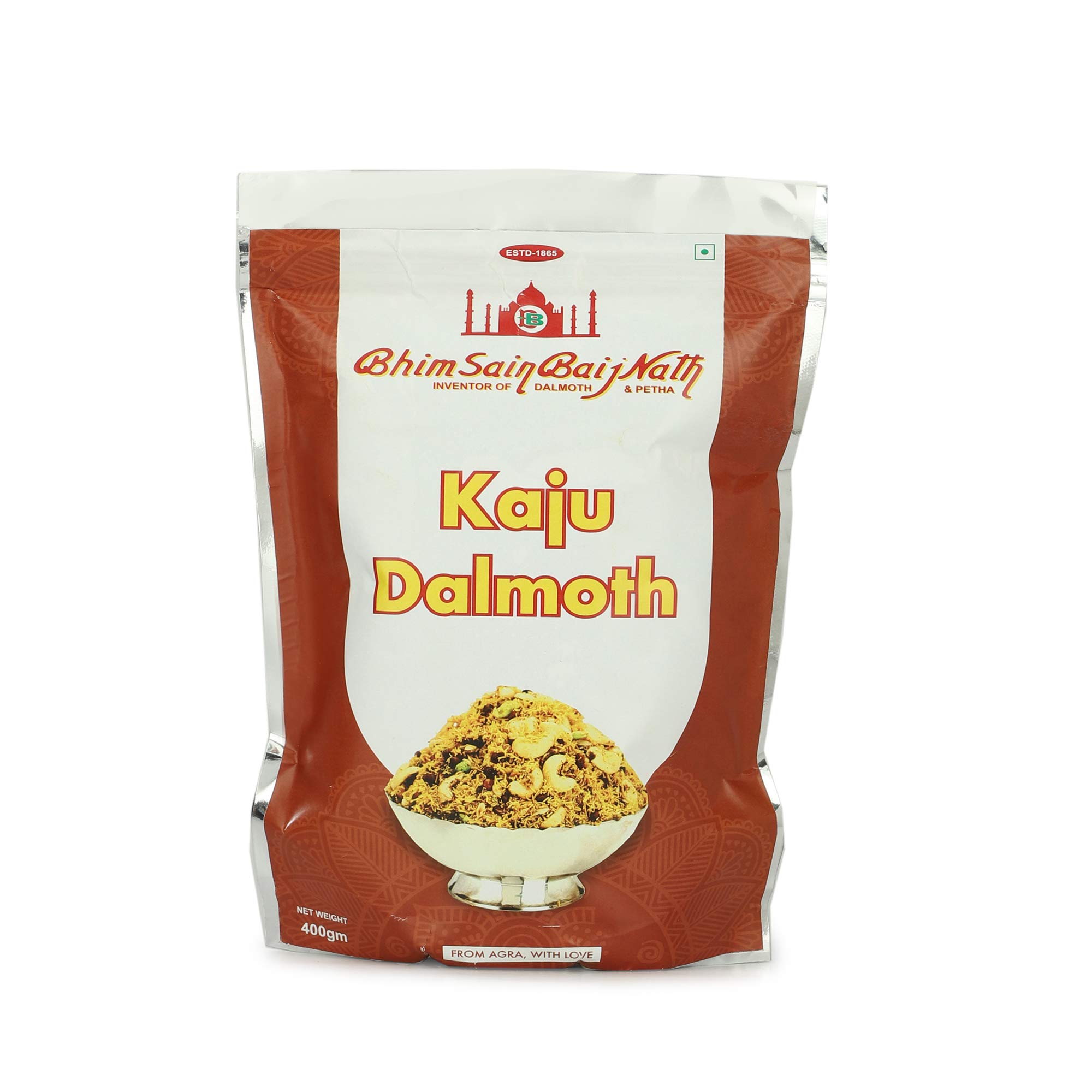 Bhim Sain Baij Nath Agra (Inventor of Dalmoth and Petha) - Kaju Dalmoth / Namkeen / Dal Biji (350 GMS)