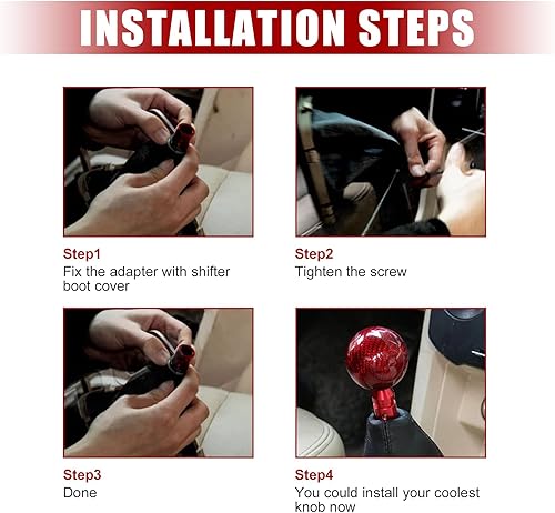 Miniatura 3 de 1 adaptador universal de palanca de cambios M12 x 1.25, conector de palanca de cambios de aleación de aluminio, para palanca de cambios no roscados