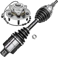 Vista 44 de Detroit Axle - 4WD Front 2pc CV Ejes para Chevy Trailblazer EXT GMC Envoy XL XUV Buick Rainier Isuzu Ascender Saab 9-7x Oldsmobile Bravada, 2 Ejes