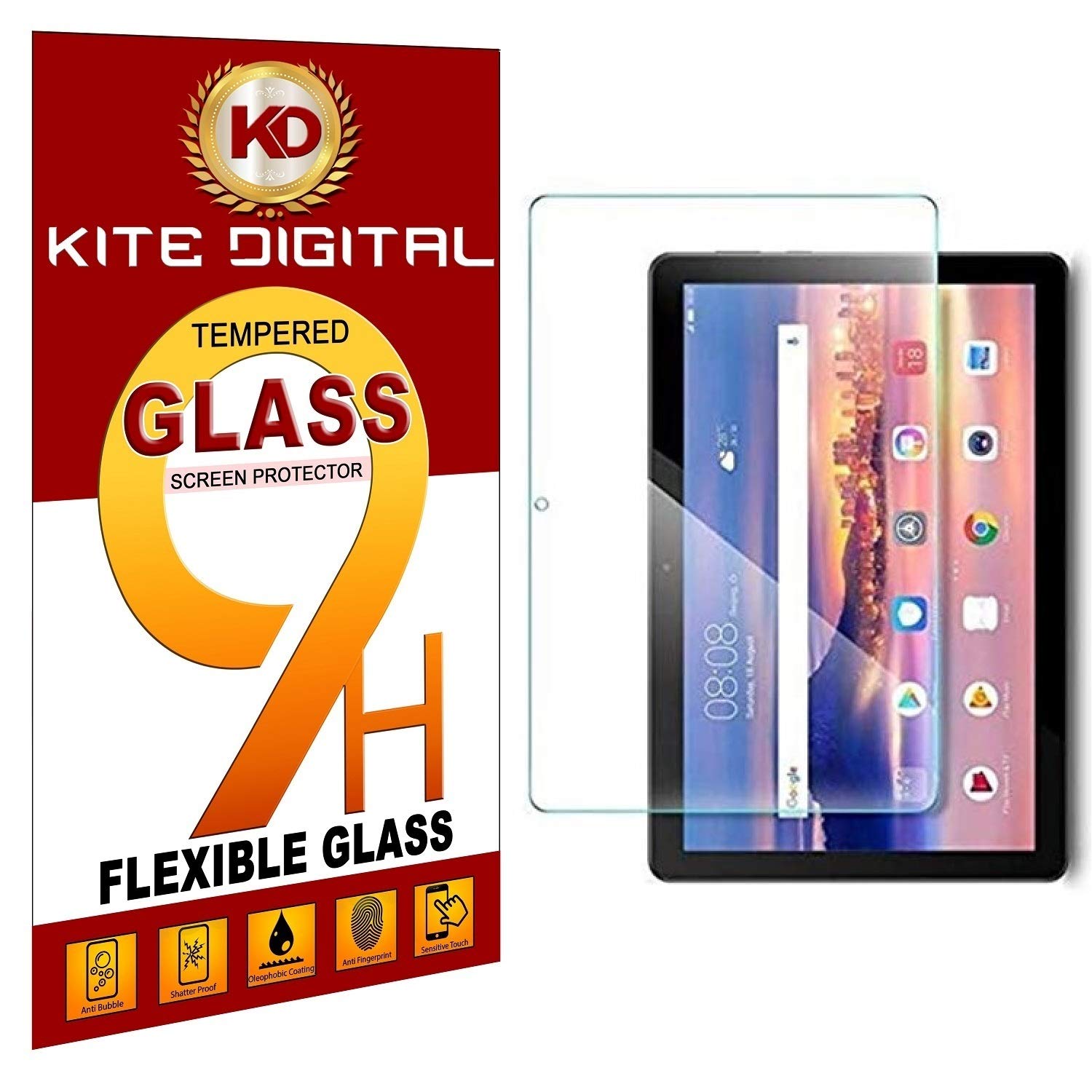 Kite Digital Compatible with Lenovo TAB M10 Premium Tempered Glass Screen Protector Slim 9H Hard 2.5D (B07W55QFVH) Amazon Price History, Amazon Price Tracker