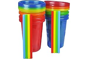 The First Years Take & Toss Straw Cups - 10 Ounce Spill-Proof...