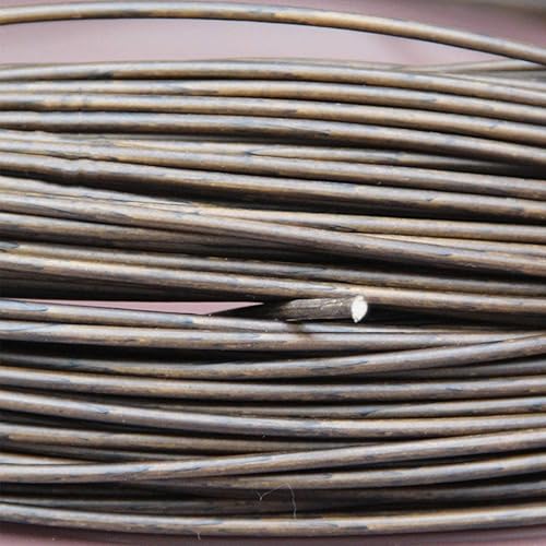 Miniatura 21 de Queenbox Tejido de ratán sintético redondo sólido de 17.64 oz (196.9 ft), material de reparación, ratán sintético de plástico para reparación