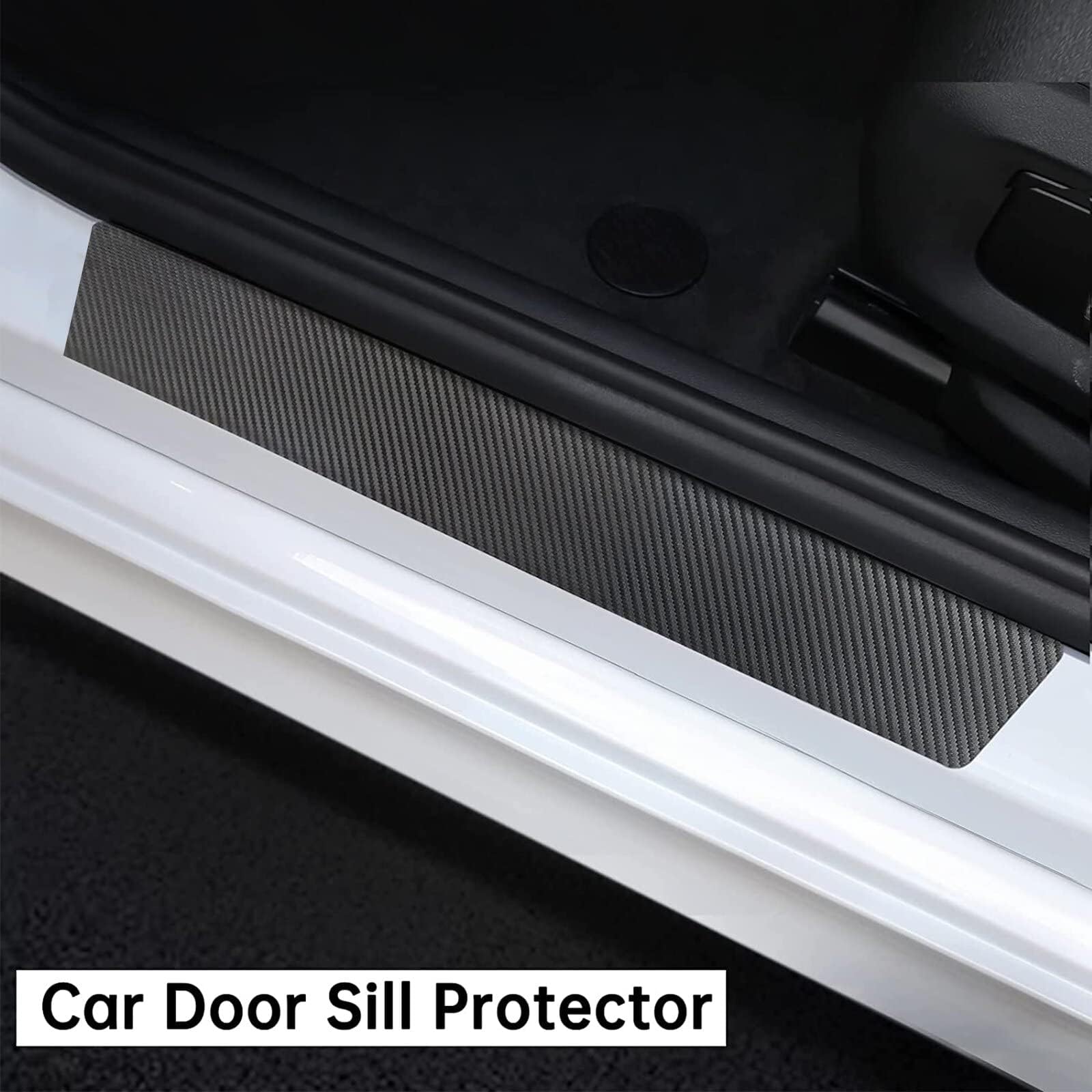 4 Battitacco Auto Per Suzuki Swace 2020-2022 - Adesivi Protettivi Antigraffio Universali