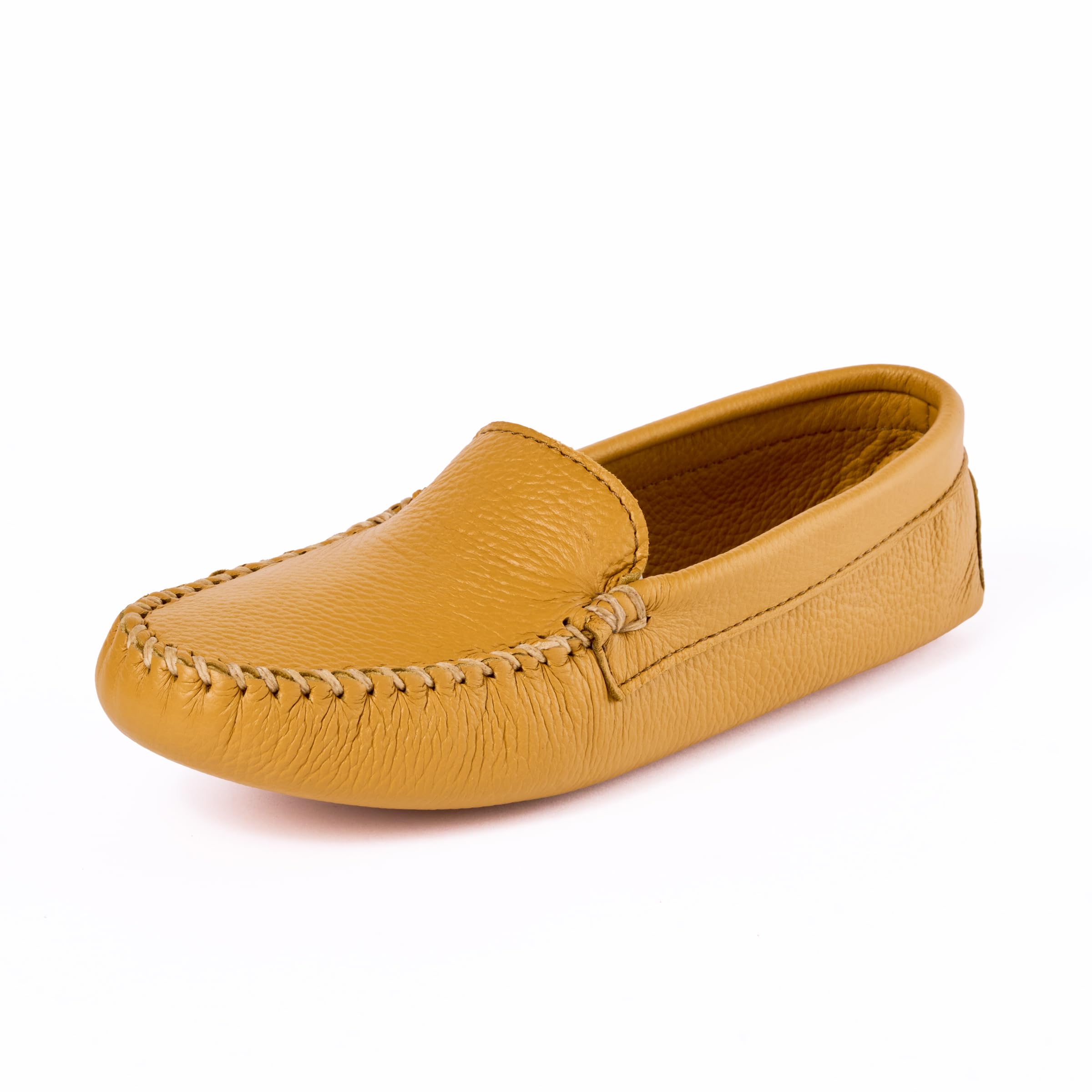 Mocasines Venetian de piel de ciervo Minnetonka con máxima suavidad masculina 7