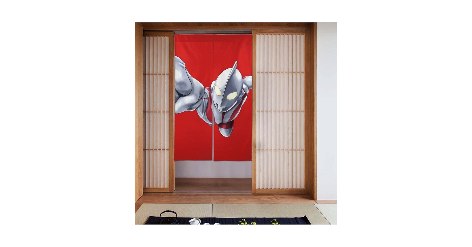 Amazon｜のれん ウルトラマン (1) 間仕切り 暖簾 遮光のれん