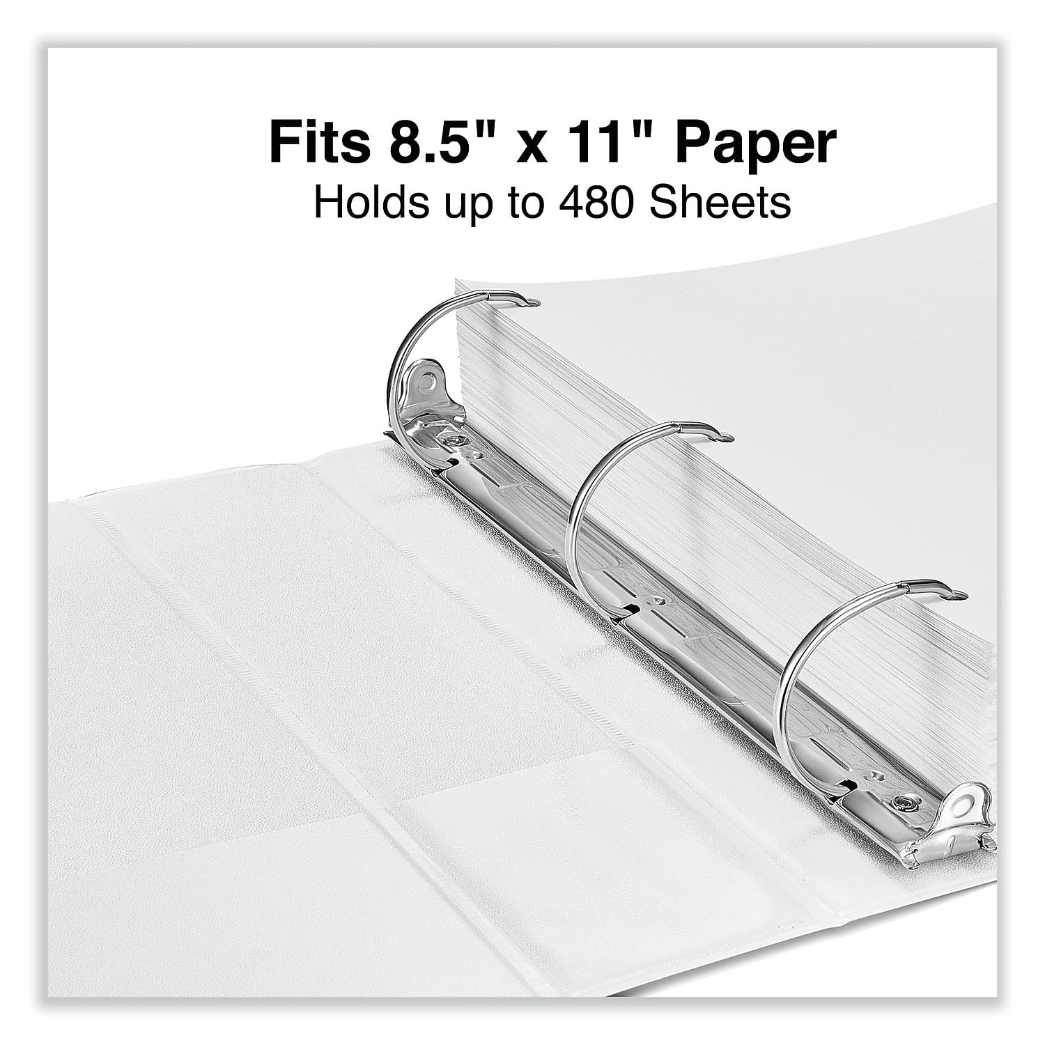 Amazon.com: Economy D-Ring Vinyl View Binder, 2-Inch Capacity