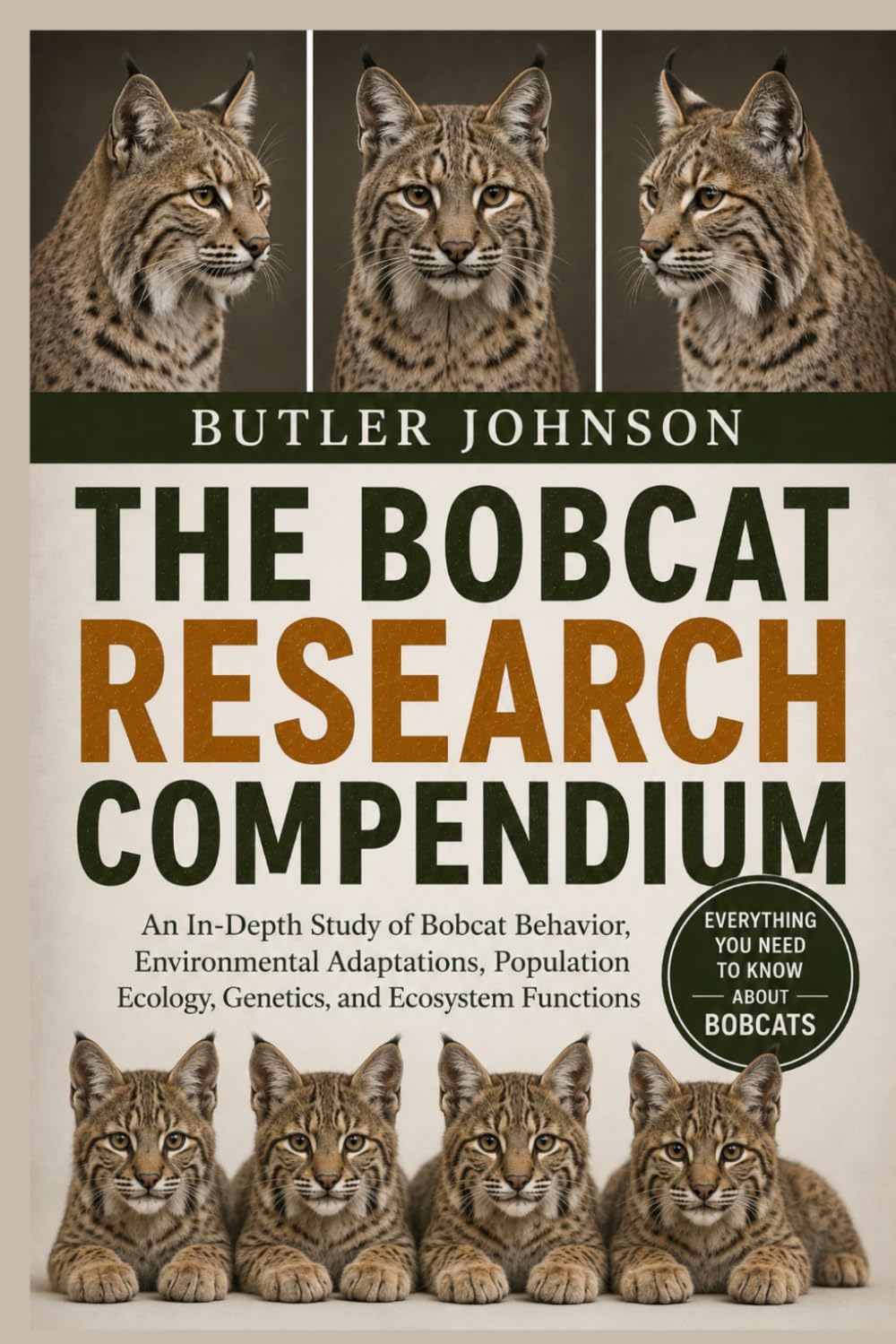 THE BOBCAT RESEARCH COMPENDIUM: An In-Depth Study of Bobcat Behavior, Environmental Adaptations, Population Ecology, Genetics, and Ecosystem Functions