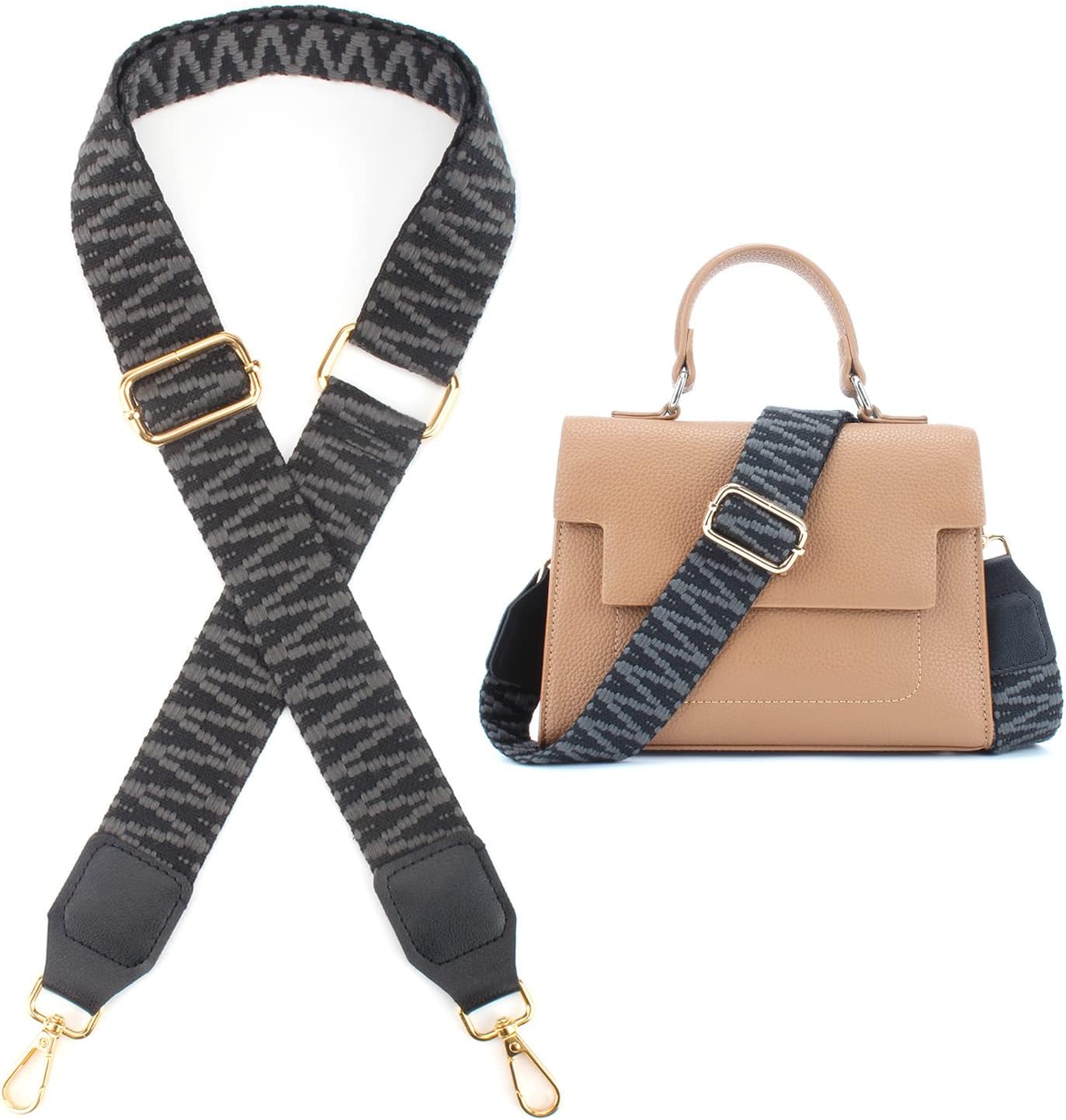 Wide Shoulder Strap Adjustable Shoulder Straps Purse Strap Crossbody Canvas Bag Handbag Replacement Shoulder Straps