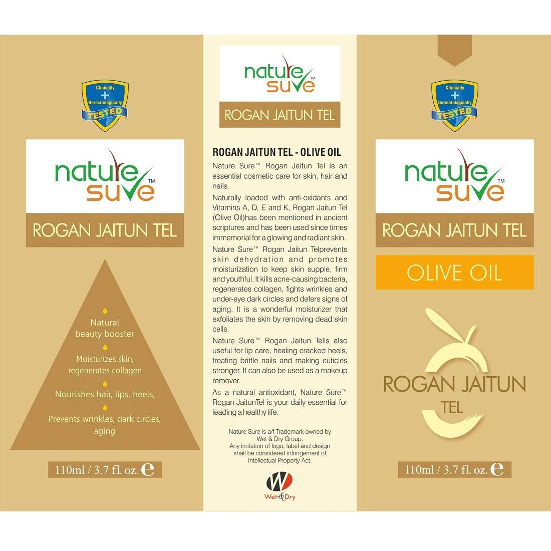 Nature Sure™ Combo - Jonk Tail (Leech Oil) 110ml and Rogan Jaitun Tail (Olive Oil) 110ml 2