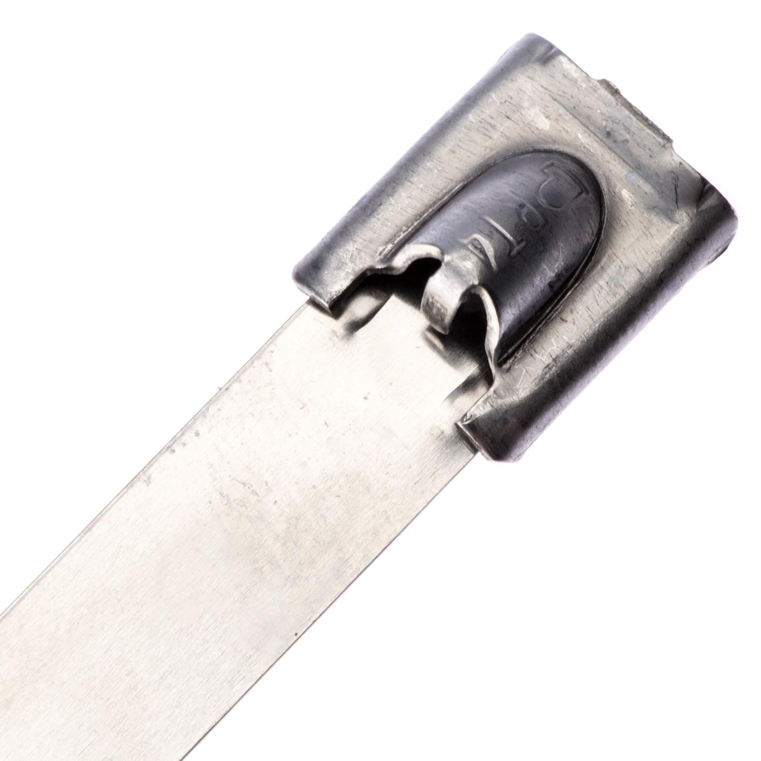 Panduit MRT2S-C4 Pan-Steel Retained Tension Cable Tie, Standard, 304 Stainless Steel, 12.2" Length (100-Pack)