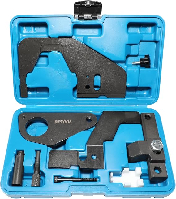 DPTOOL Engine Camshaft Timing Lock Tool Set for Jaguar/Land Rover Evoque 2.0T /Ford 2.0 2.3T SCTi Ecoboost Ti-VCT Mondeo Focus Mustang 303-1565 303-1600 303-748 303-1594 303-1595 303-1521 303-1504
