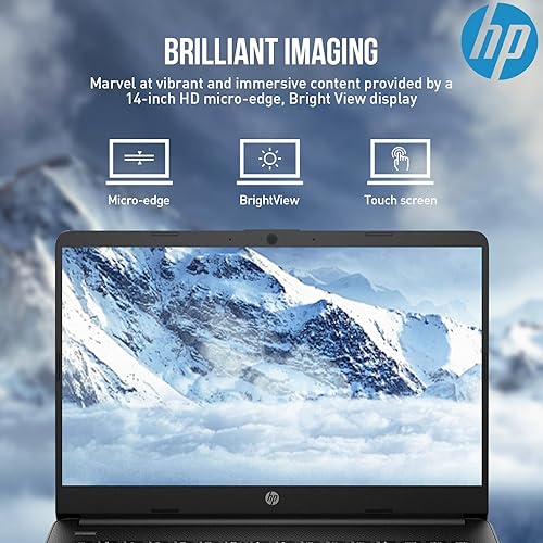 Miniatura 4 de HP Computadora portátil con pantalla táctil HD de 14 pulgadas, para estudiantes universitarios y de negocios, AMD Ryzen 3 5300U (4 núcleos), 16 GB