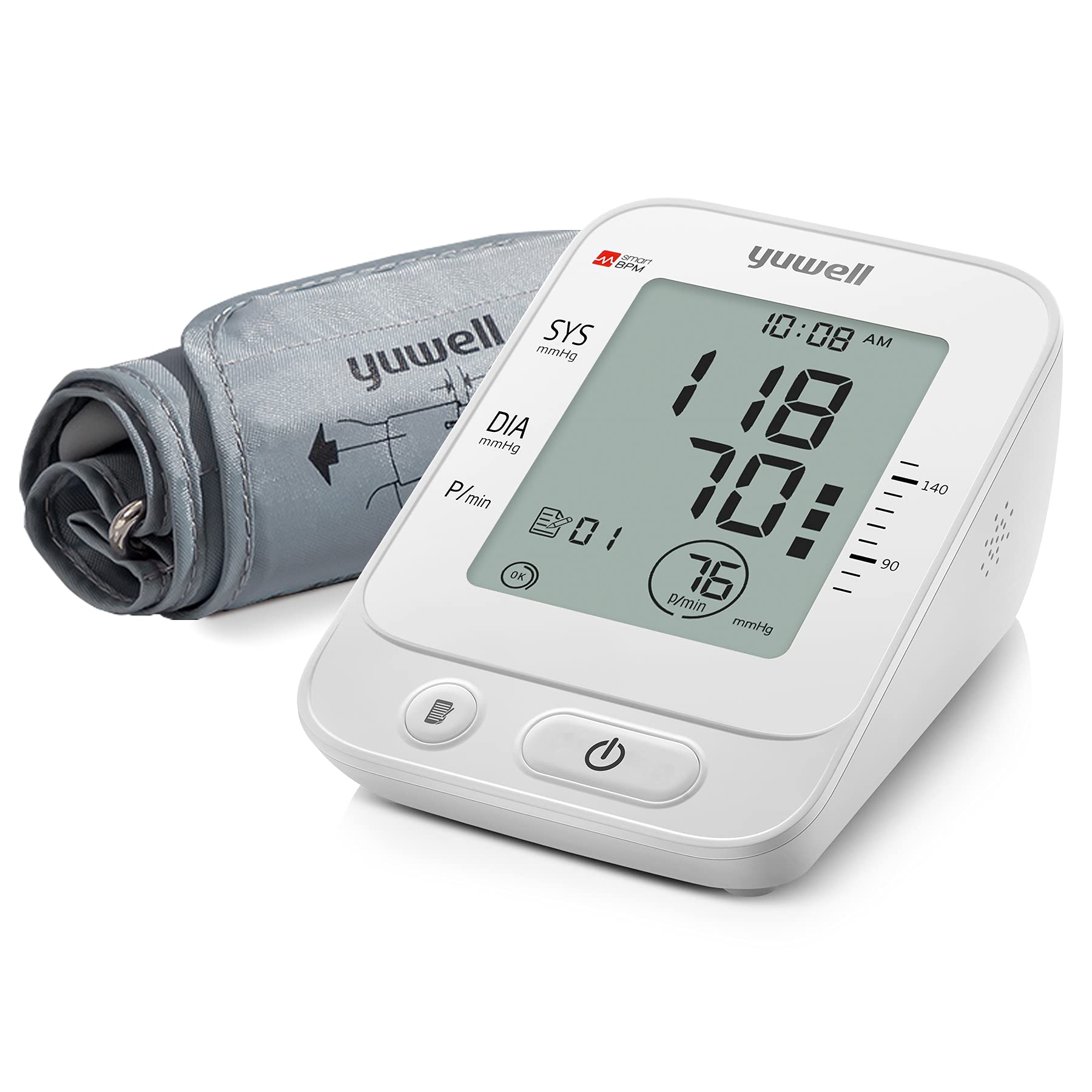Buy yuwell Blood Pressure Monitor, Extra Large Upper Arm Cuff, Digital